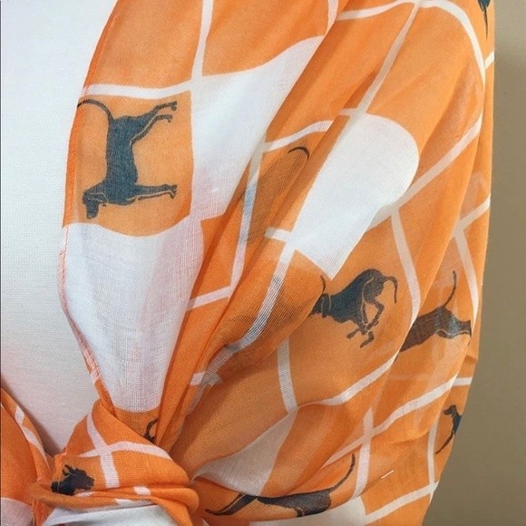 Hound Dog Long Fringe Scarf Tennessee - Picture 6 of 6